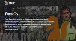 Desktop Screenshot of foxa.fi